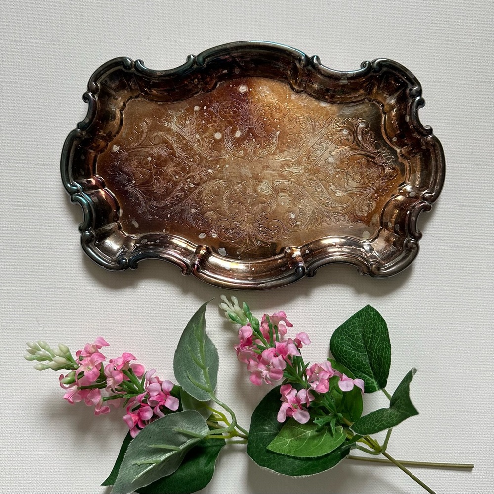 Vintage Silver Tray